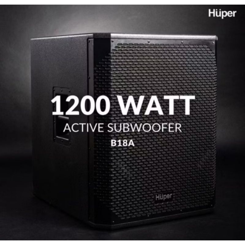 Speaker Subwoofer Aktif Huper B18A B 18A 18inch original