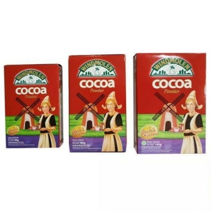 

WINDMOLEN COCOA POWDER 40gr 80gr 165gr COKLAT BUBUK