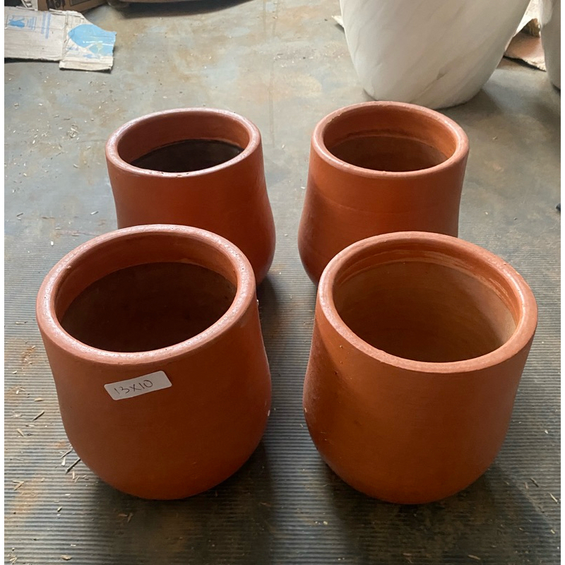 pot tanah liat pot tanaman tanah liat - pot handmade