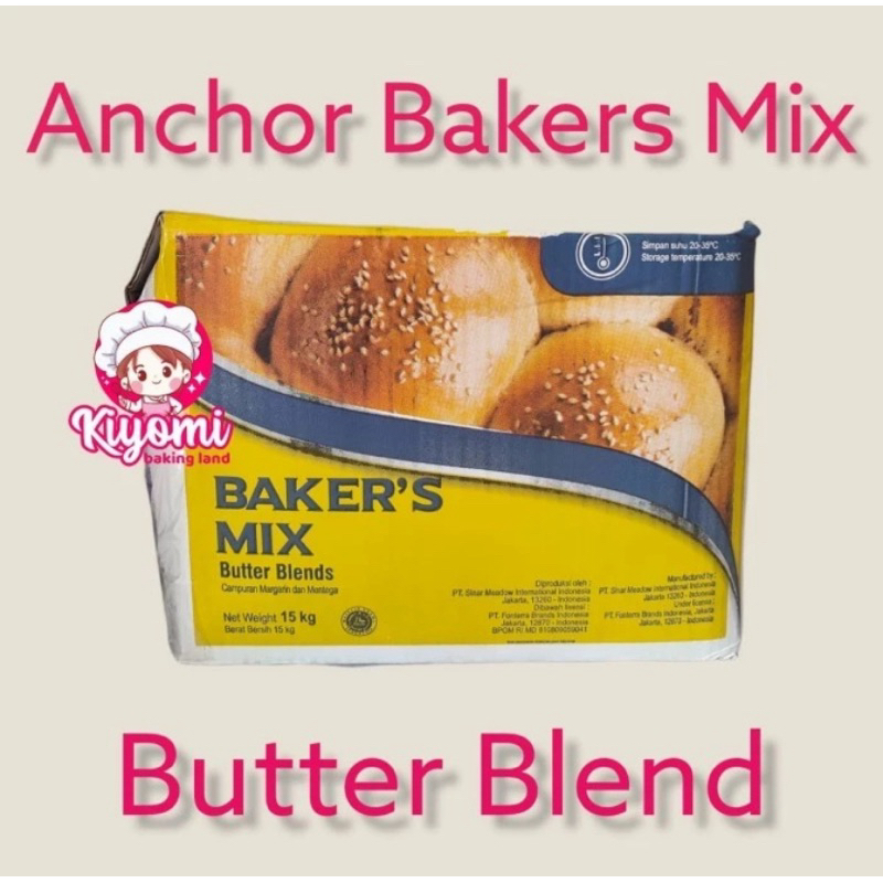 

Anchor Bakers Mix 500 Gram Butter Blend Margarine
