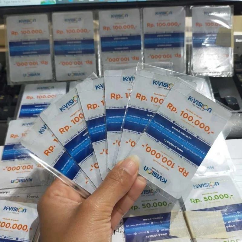 Voucher fisik K-VISION