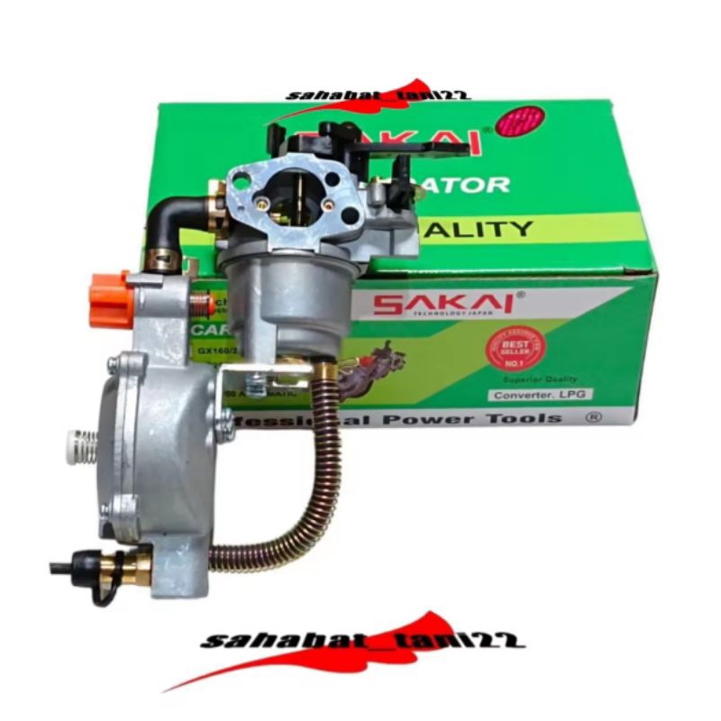 GX160 GX 200 Conventer Carburator ELPIJI  Karburator Lpg Pompa Mesin Untuk Kalbukator Mesin Honda 5.