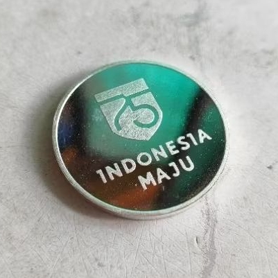 Koin Langka Investasi Perak Koleksi Kolektor Peringatan 75 Tahun Kemerdekaan Indonesia Maju Produksi