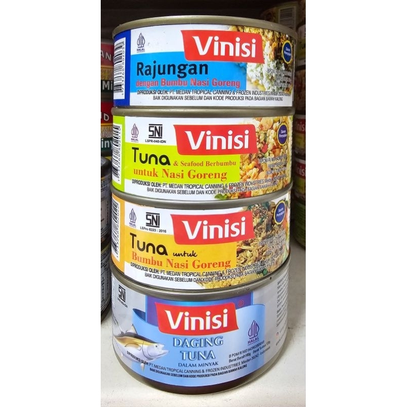 

Vinisi Tuna Chunk In Oil 120g - Daging Tuna Dalam Kemasan - 1 kaleng