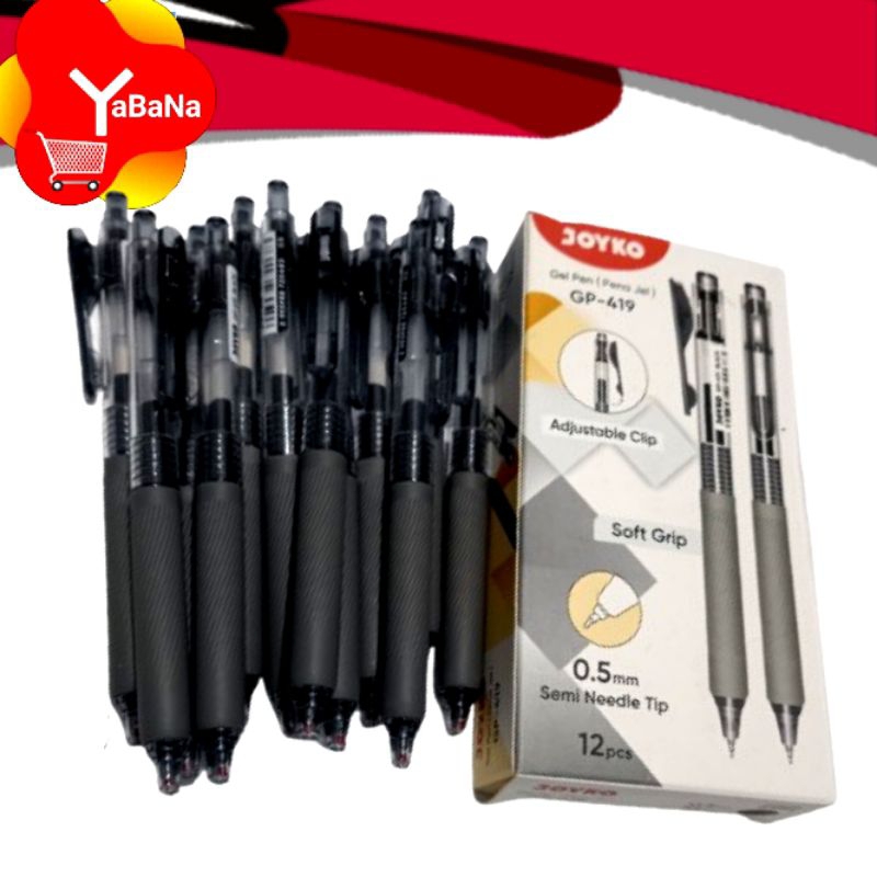 

Gel Pen Pulpen Pena Joyk০ GP-419 0.5 mm 1lusin 12pcs