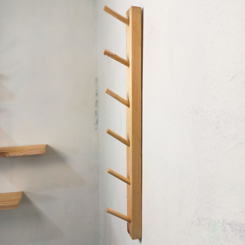 Rak Baju Tas Topi Aesthetic Kayu Jati Belanda