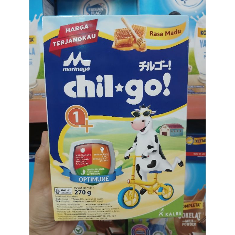 

Morinaga chil go 1+ madu dan vanila 270g