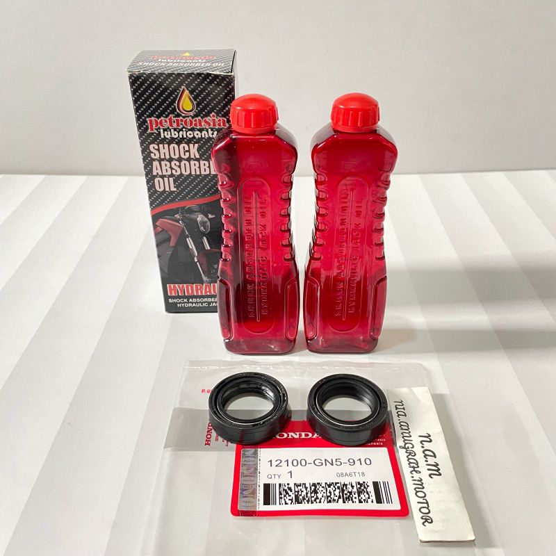 Sil shock depan+oli shock Honda GN5 grand Astrea prima Revo fit Revo injeksi