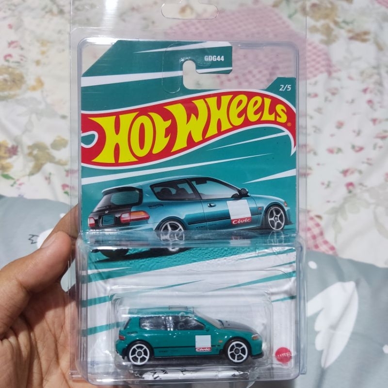 FREE PROTECT Diecast Hot Wheels Honda Civic EG Estilo Hotwheels 90s Street Scene