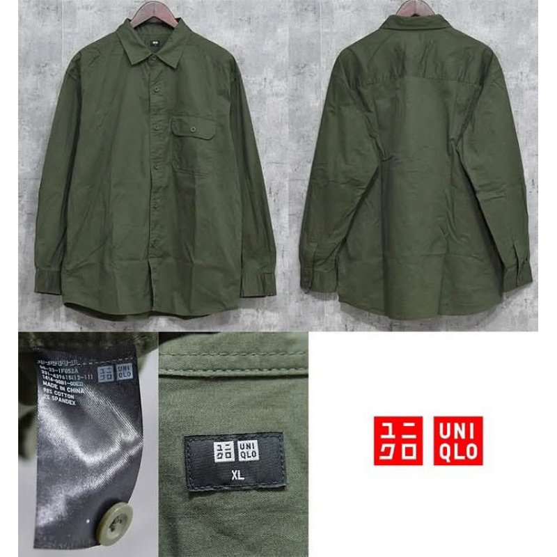 KEMEJA PANJANG UNIQLO SIZE XXL (TAG XL)