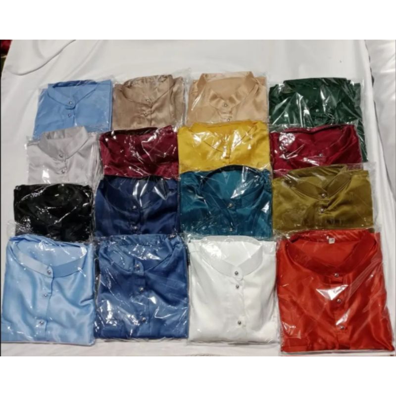 Set Baju Celana Teluk belanga Cekak Musang Pria Kurung Melayu Modern / Baju koko Termurahh