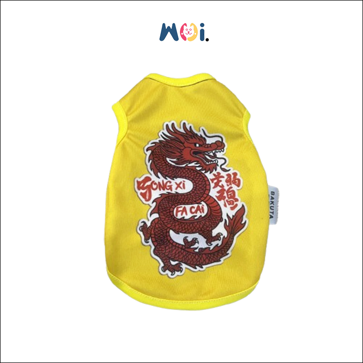 Glaciaamart  .. - Baju Monyet Pantai Kaos Naga Imlek Tank Size S-L Lucu, Nyaman, & Stylish