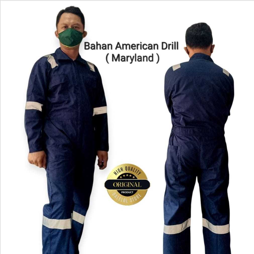 Wearpack Safety Coverall Baju Kerja Proyek American Drill Maryland