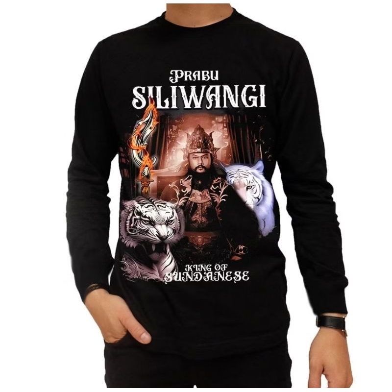 KAOS LENGAN PANJANG PRABU SILIWANGI KING OF SUNDANESE