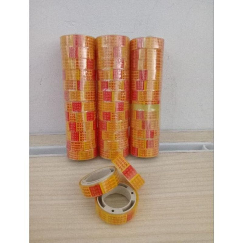 

Solasi Bening || Solatip Kado || Isolasi Kecil isi 12pcs