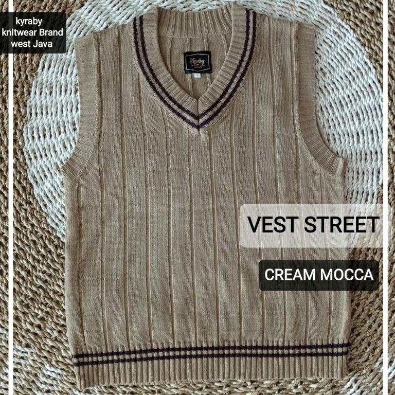 55PALING LARIS Rompi Rajut KYRABY PriaWanitaDewasa dan Anak Vest Rajut PremiumVest Rajut Korean Styl