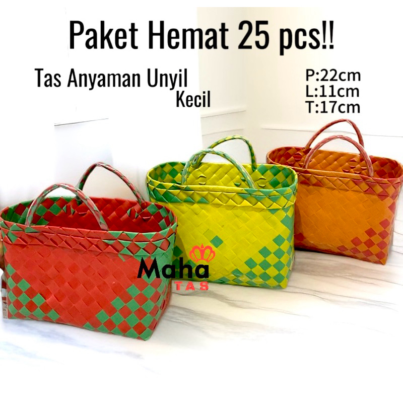 

TasAnyaman Unyil 25pcs!!/tas hajatan/tas souvenir