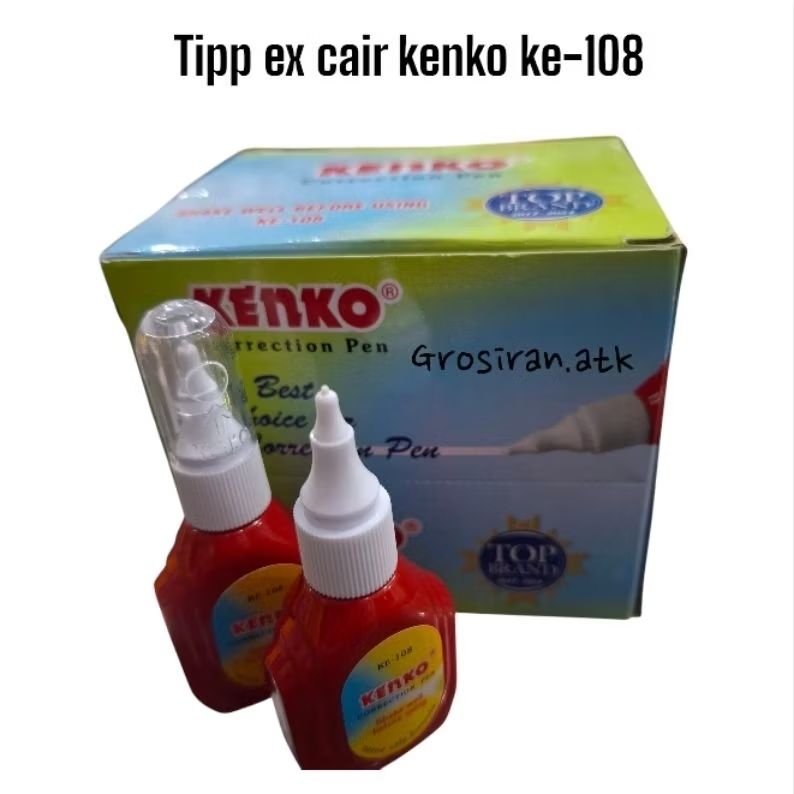 

TIPP EX CAIR KENKO KECIL KE 108/CORRECTION KENKO 108