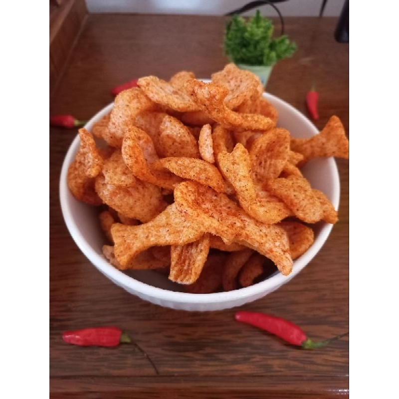 

Snack Kiloan Makanan Ringan Murah Cemilan Pedas Jajanan Jadul KERUPUK IKAN PEDAS Gurih Renyah