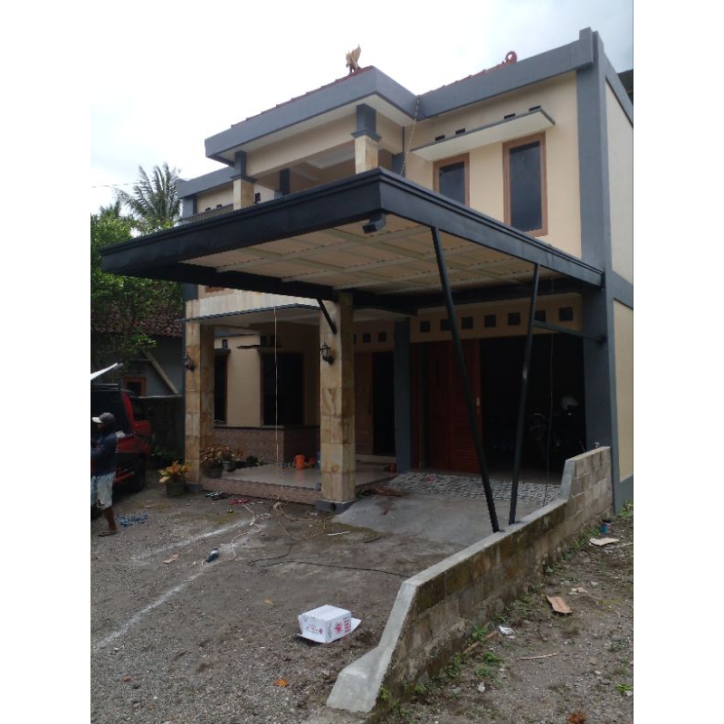 kanopi minimalis atap alderon