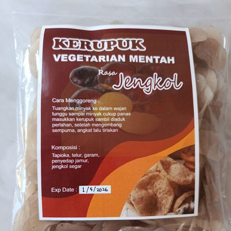 

Kerupuk Vegetarian Rasa Jengkol "Home Made
