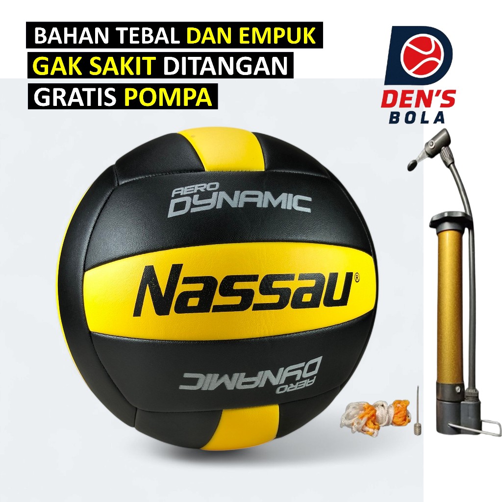 Bola Voli Outdoor & Indoor Gratis Pompa | Bola Voli Latihan