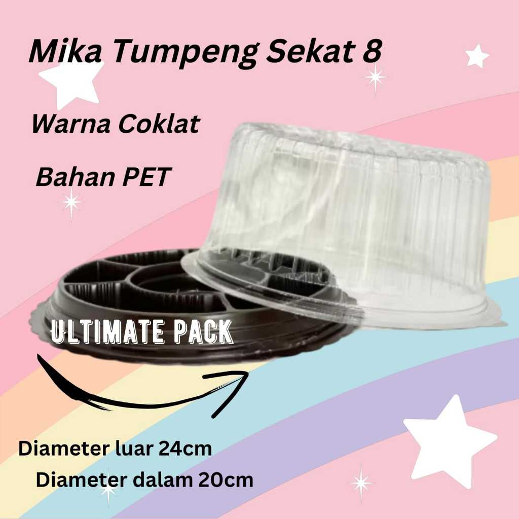 Mika Tumpeng Mini Sekat 7 Mika CT 20 isi 10set