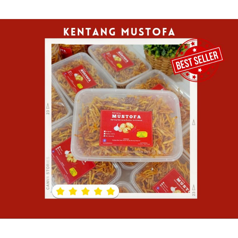 

Kering Kentang Mustofa Tastylicious 250gr gram Mustopa Thinwall Original Pedas Manis Renyah Gurih Tahan Lama Mix Kacang