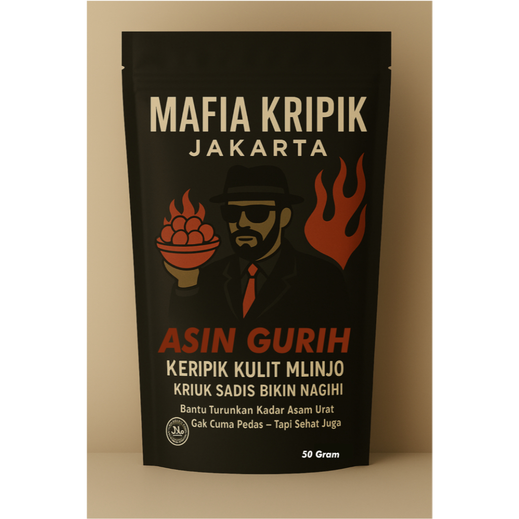 

Keripik Kulit Mlinjo Mafia Asin Gurih Jakarta shope food Camilan Viral Renyah murah Snack Enak 50g
