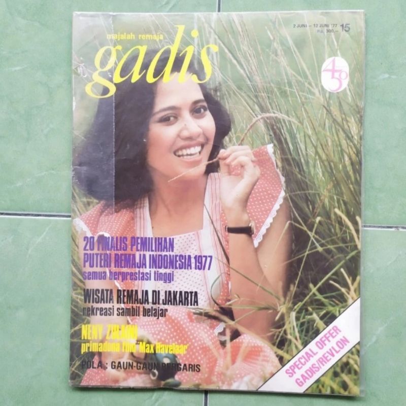 majalah remaja GADIS no. 17 1977 jadul lawas lama