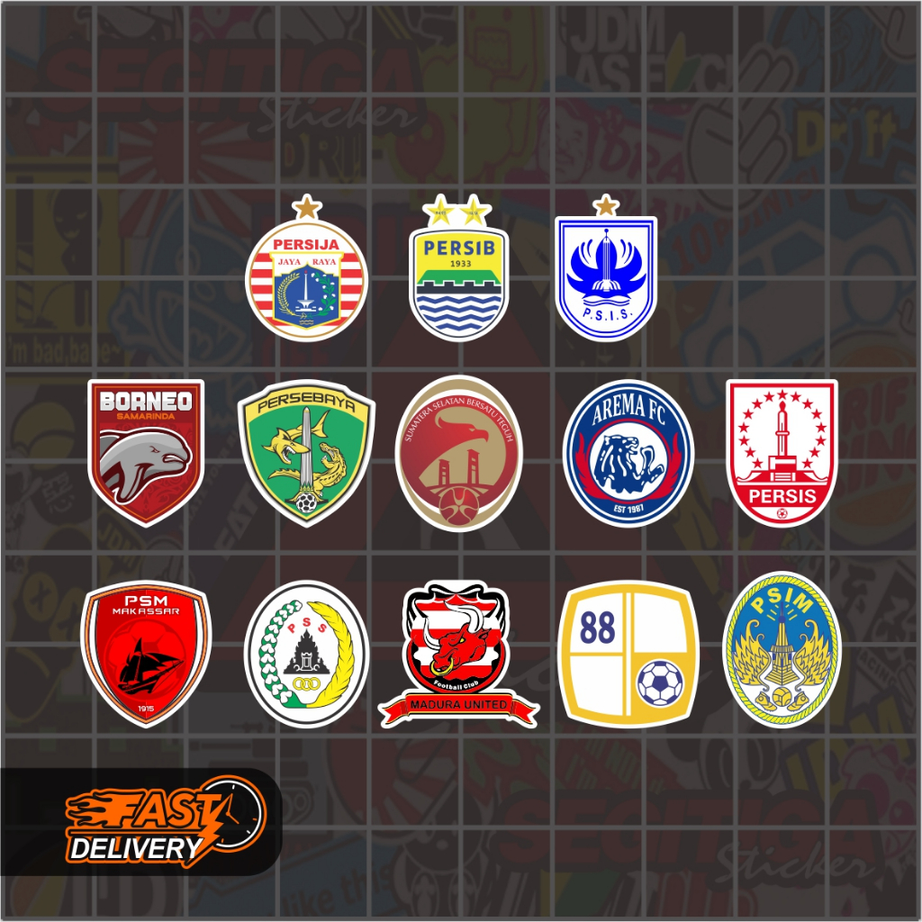 

Sticker Club Sepakbola Liga Indonesia