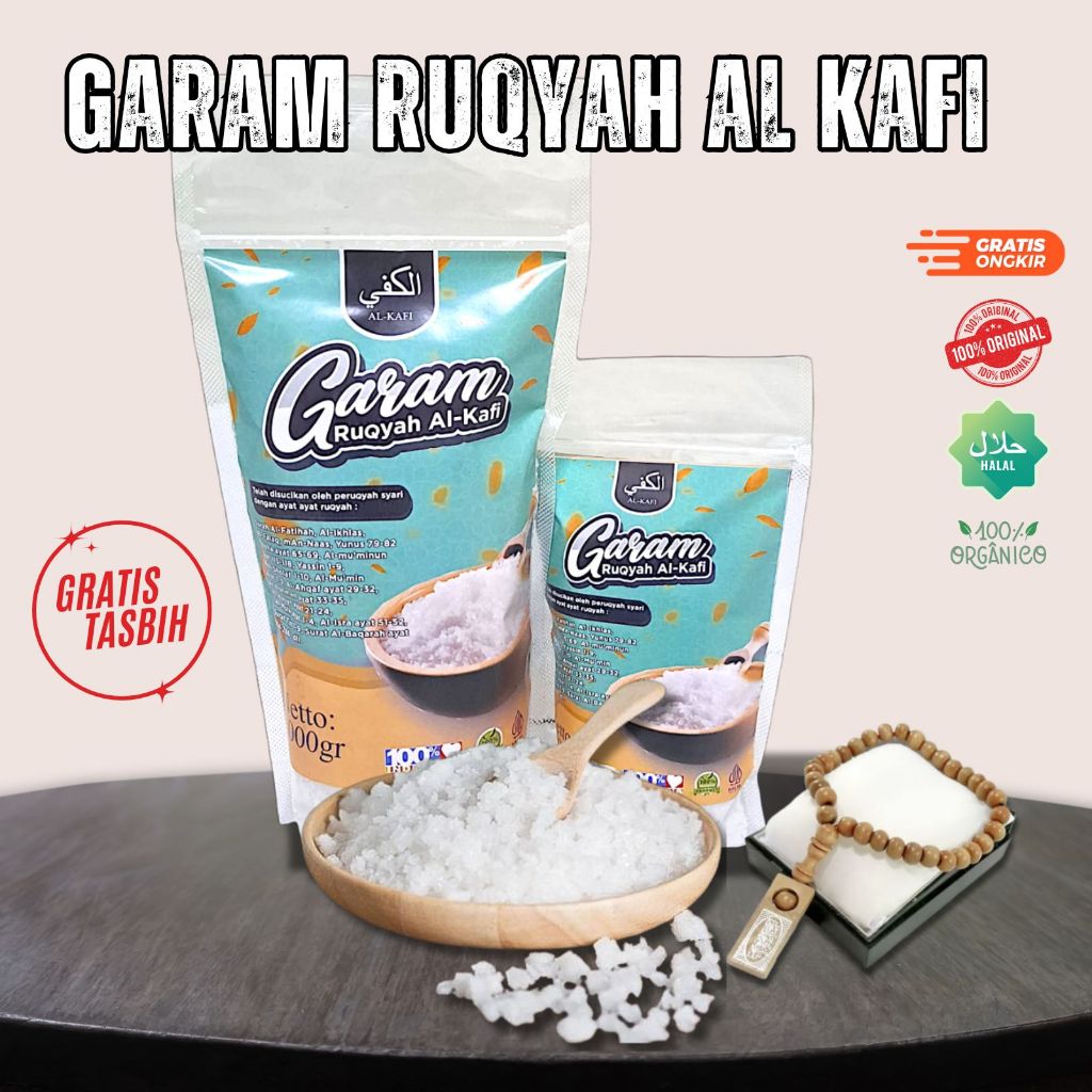 

[HATI-HATI PRODUK PALSU] Garam Ruqyah Al Kafi 100% Original - Kemasan Kecil