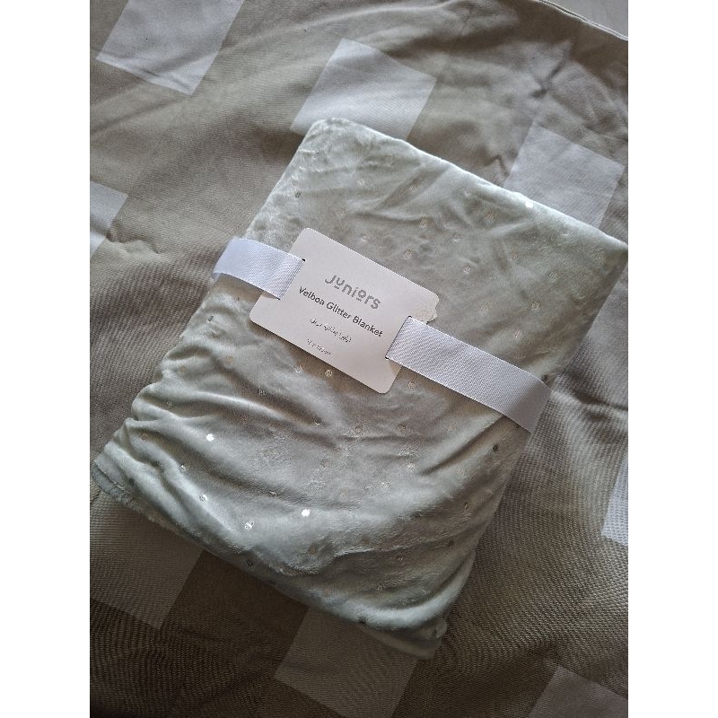 juniors velboa glitter blanket (new)