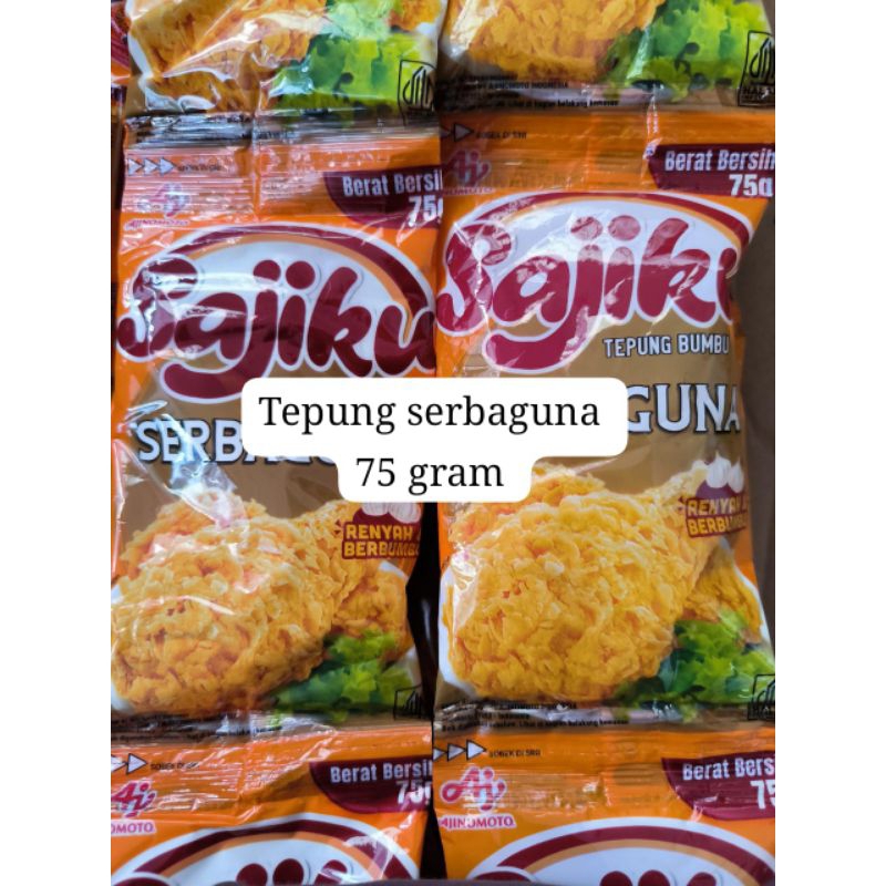 

Tepung bumbu serbaguna SAJIKU 75 gr 1 renteng