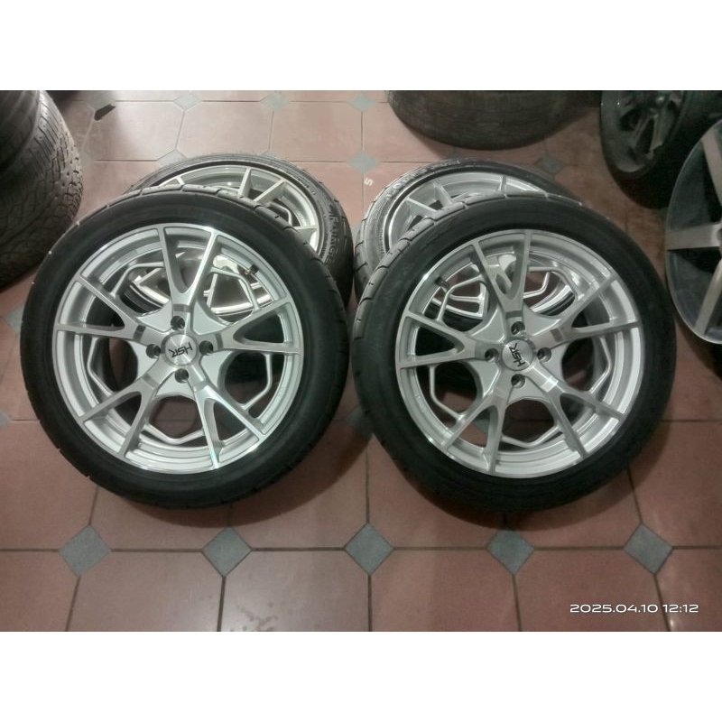 VELG SECOND RACING HSR EXIMUS RING 18X7.5 ET 45 PCD 4X100 + BAN
