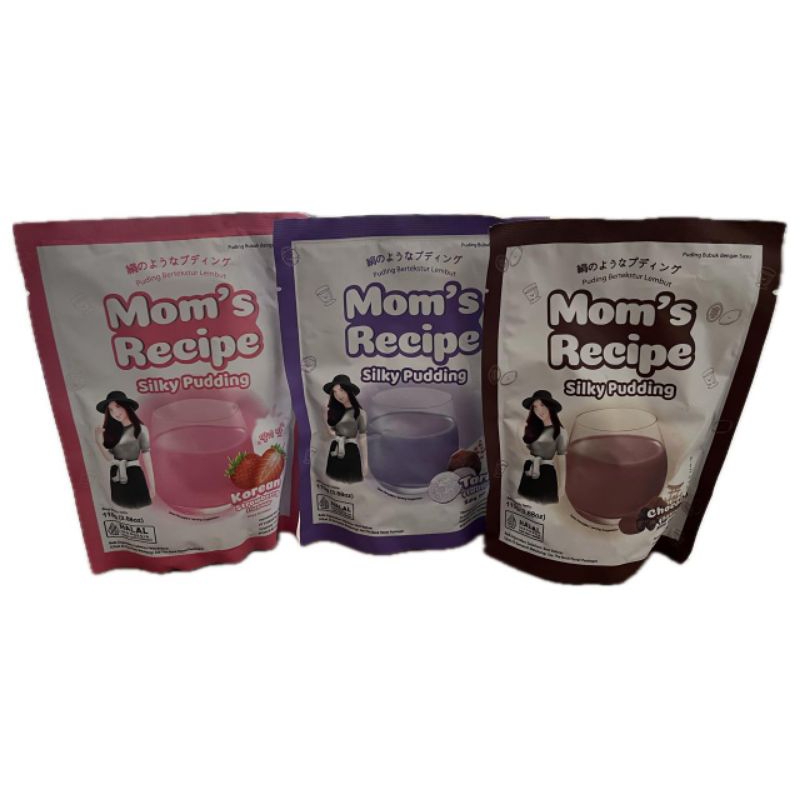 

Silky Pudding Mom's Recipe Pouch 110gr Pudding Bubuk dengan Susu