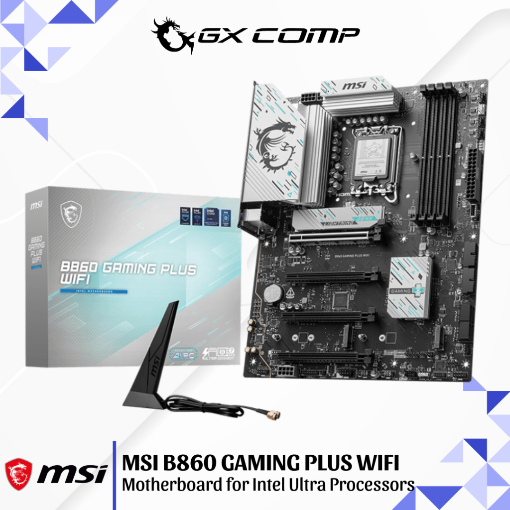 Motherboard MSI B860 GAMING PLUS WIFI Mobo for Intel Core Ultra LGA 1851