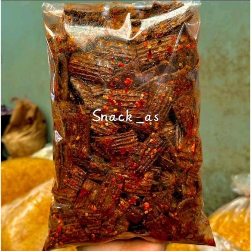 

kuruk jenkol pedas daun jeruk 1kg