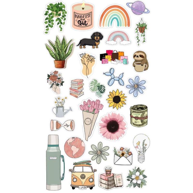 

Stiker Aesthetic Choco Series | Stiker Aesthetic Deco Planner Album Scrapbook Journal Freebies