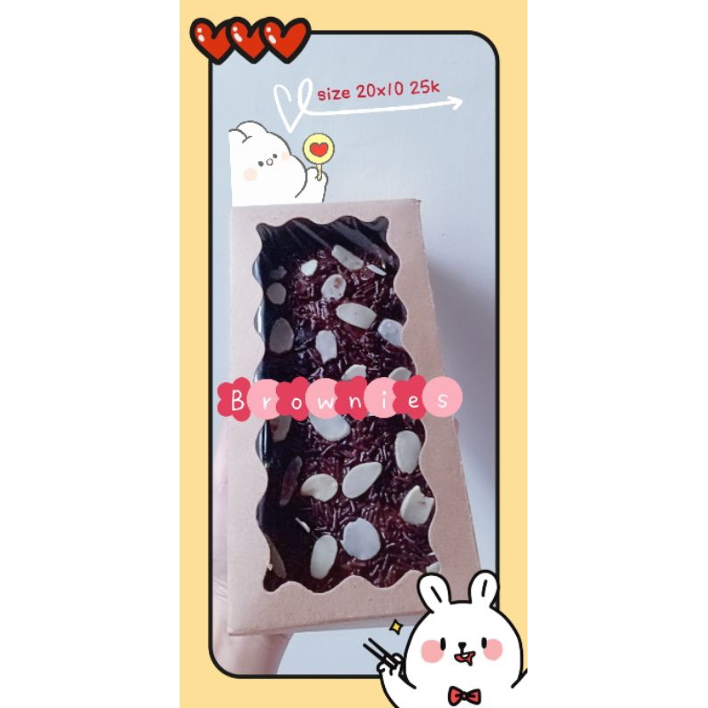 

Brownies Kukus Coklat Almond Murmer