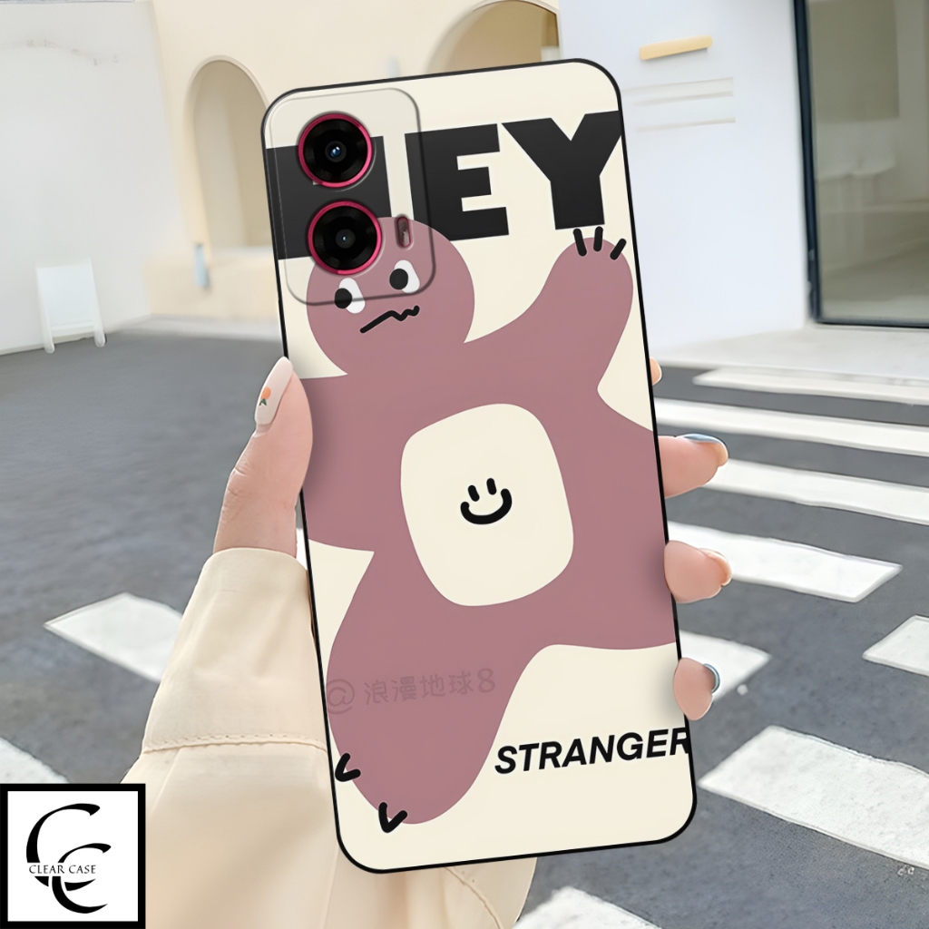 Softcase Handphone Motorola G45 Terbaru 2025 Motif Bunga | Case Motorola G45 Terbaru | Pelindung HP 
