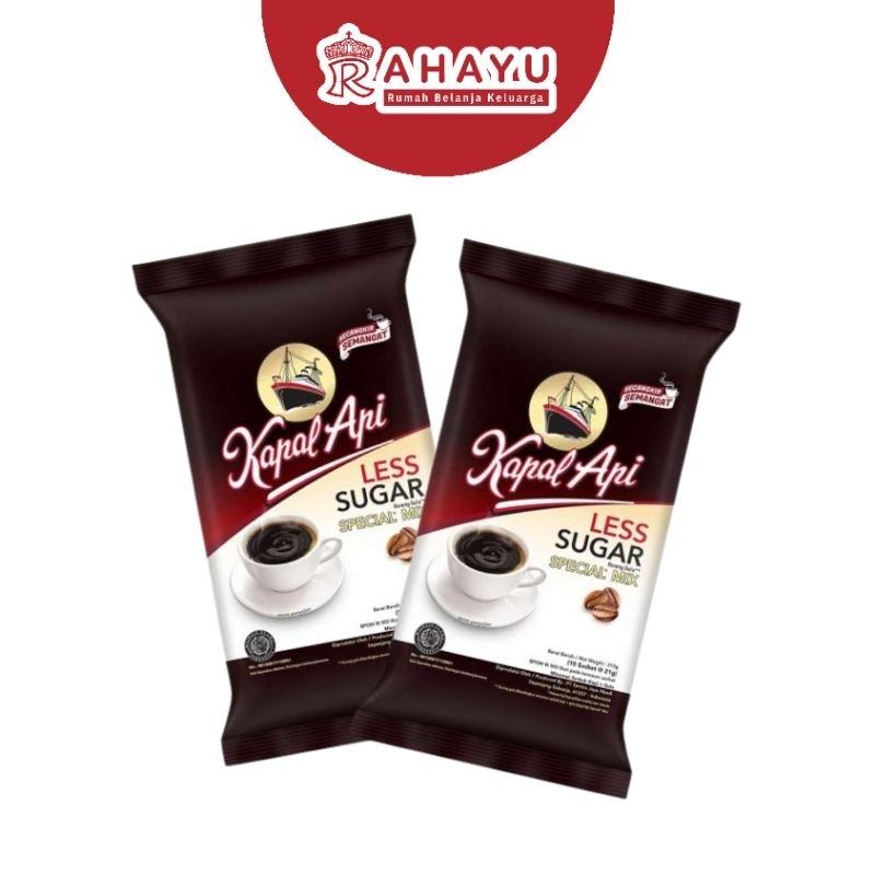 

KOPI KAPAL API LESS SUGAR SPESIAL MIX 210GRAM(10 SACHET @21 GRAM)