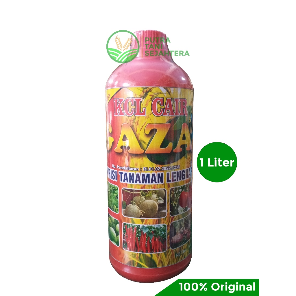Pupuk KCL CAIR GAZA 1 Liter Pupuk Nutrisi Tanaman