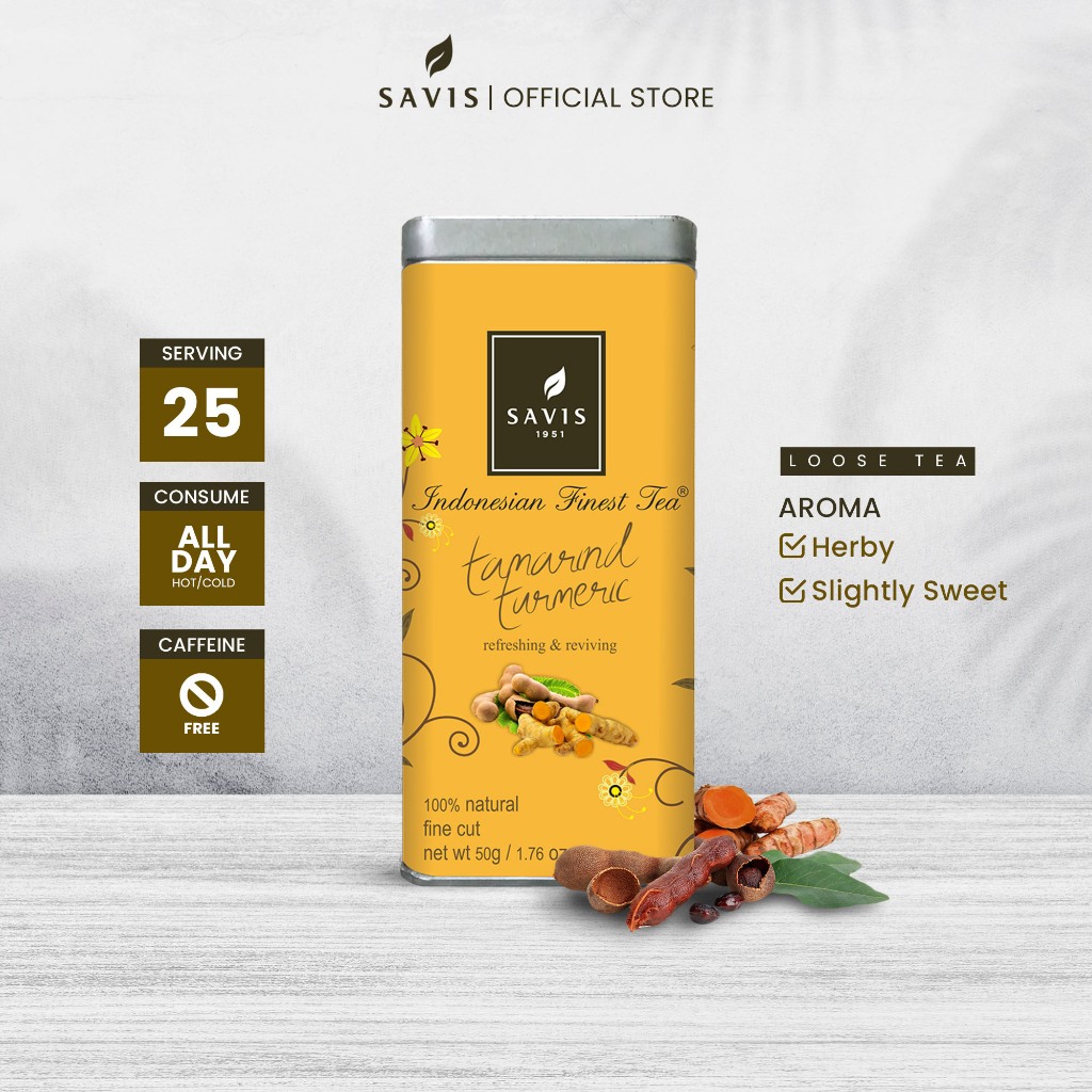 

Savis - Teh Premium Tamarind Turmeric Loose 50 G