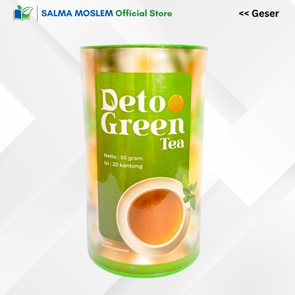 

Deto Green Tea 50gr Isi 20 kantong | OBAT HERBAL ORIGINAL 100% ASLI LANGSUNG DARI PRODUSEN DETOGREEN Teh Herbal Detox Sistem Pencernaan Organik Detoks Untuk Usus Sehat Diet Membersihkan Usus yang Kotor pengurus penurun berat badan