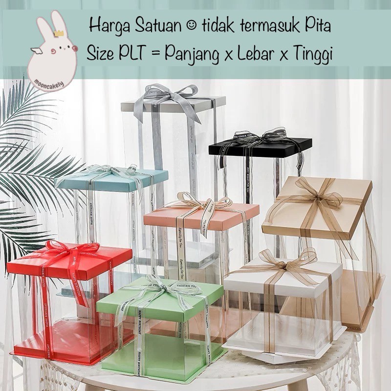 

Kotak Mika Kue K1132 Box Transparent Bening