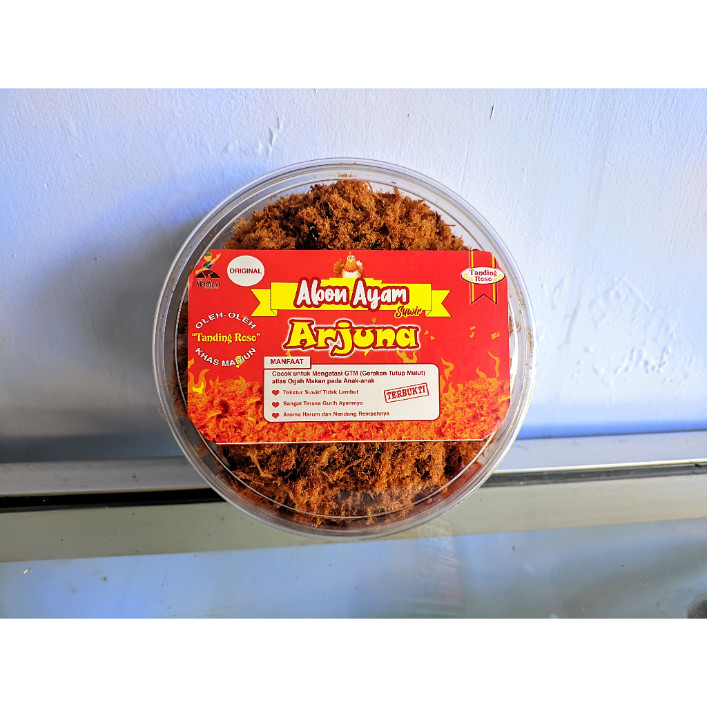 

Abon Ayam Arjuna Tanding Roso – Abon Ayam Suwir Halus, Gurih & Kaya Rempah Nusantara