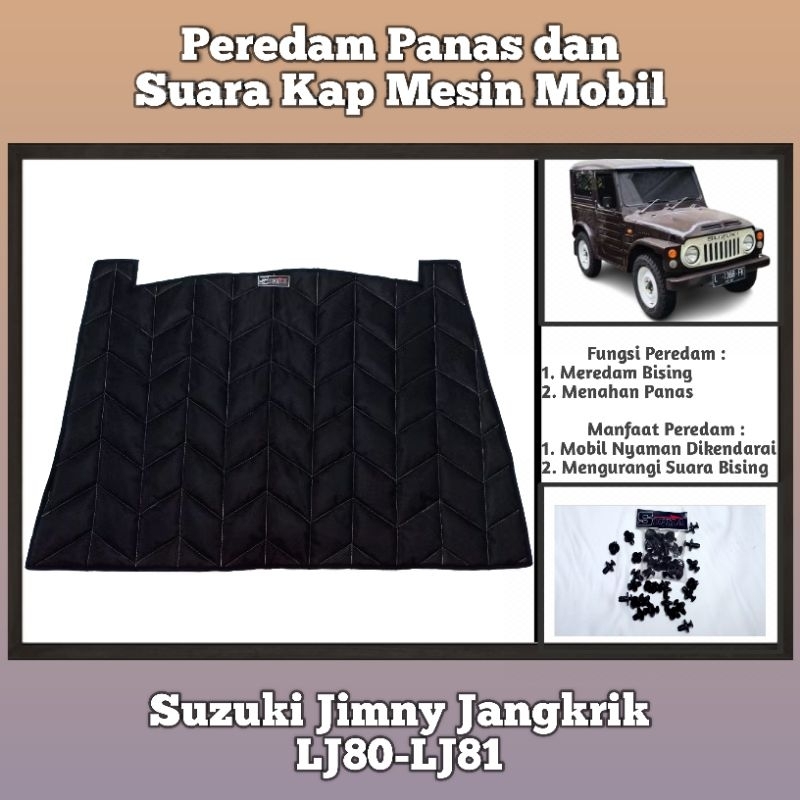 Sigma Peredam Panas Kap Mesin Mobil Suzuki Jimny Jangkrik LJ80-LJ81