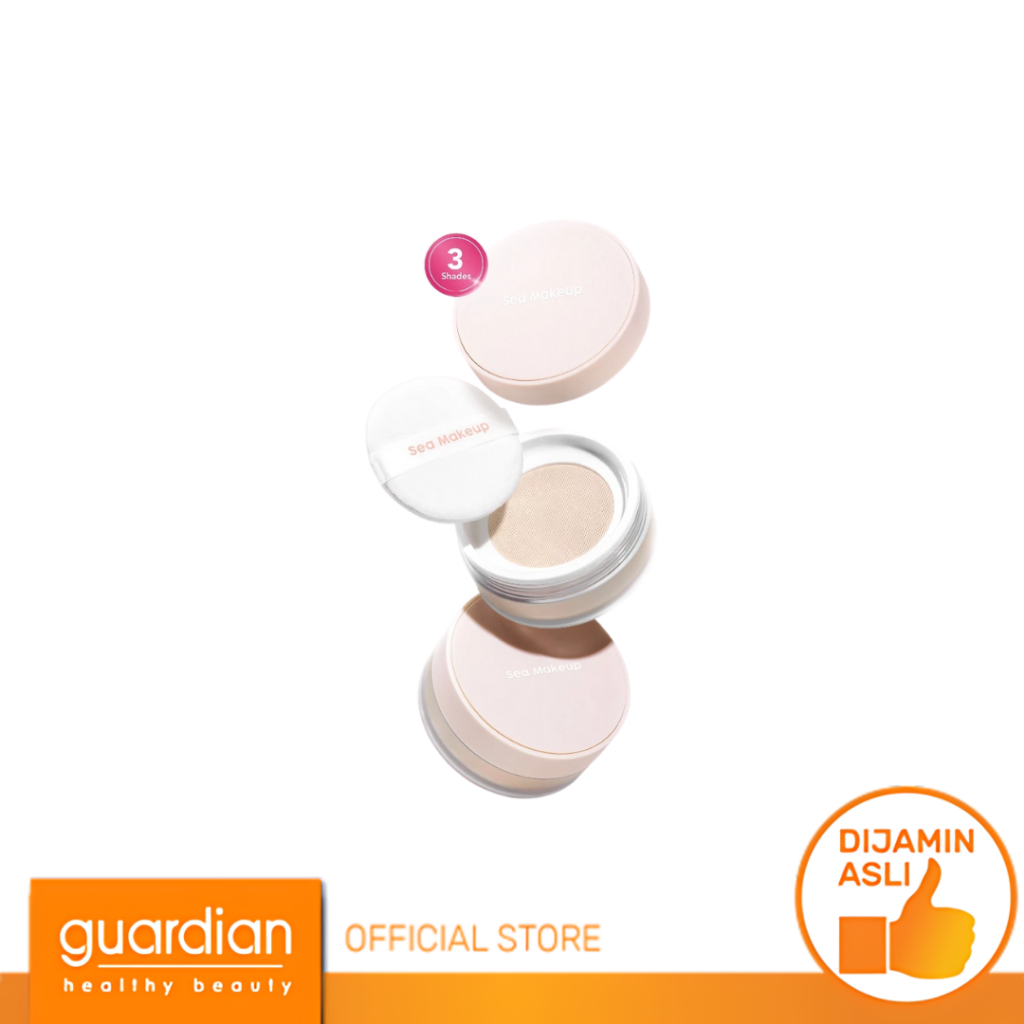 Sea Makeup Acne Blur and Set Loose Powder - Bedak tabur untuk Kulit Berjerawat dan Oil Control with 