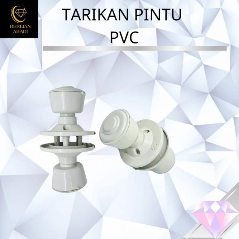 Tarikan Pintu Kamar Mandi PVC Putih